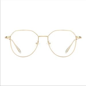 Blue light irregular frame glasses